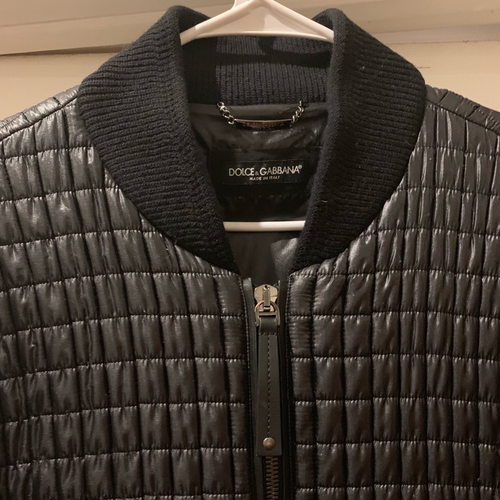 Men’s Dolce&Gabbana quilted bomber jacket